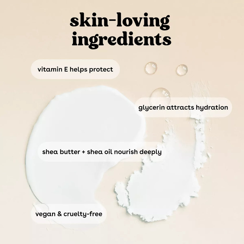 Eos Shea Better Moisture Body Lotion - Vanilla Cashmere - 16 Fl Oz: Plastic Pump, Hypoallergenic, Paraben-Free, for Dry Skin